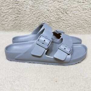Birkenstock Arizona EVA Womens Size 8 Sandals Light Blue Waterproof